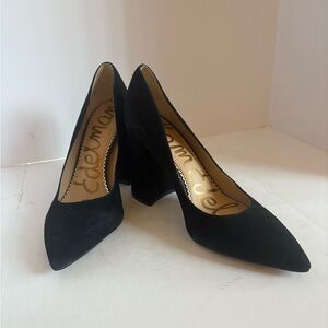 Sam Edelman Black Suede Heels